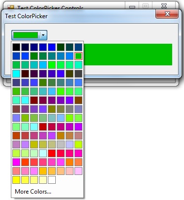 The ColorPicker Control